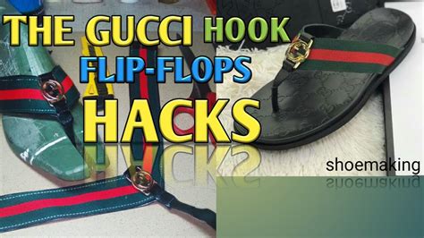 SIMPLE SHOE MAKING: DIY GUCCI DESIGNER FLIP FLOP, 